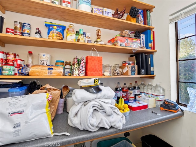 view of pantry