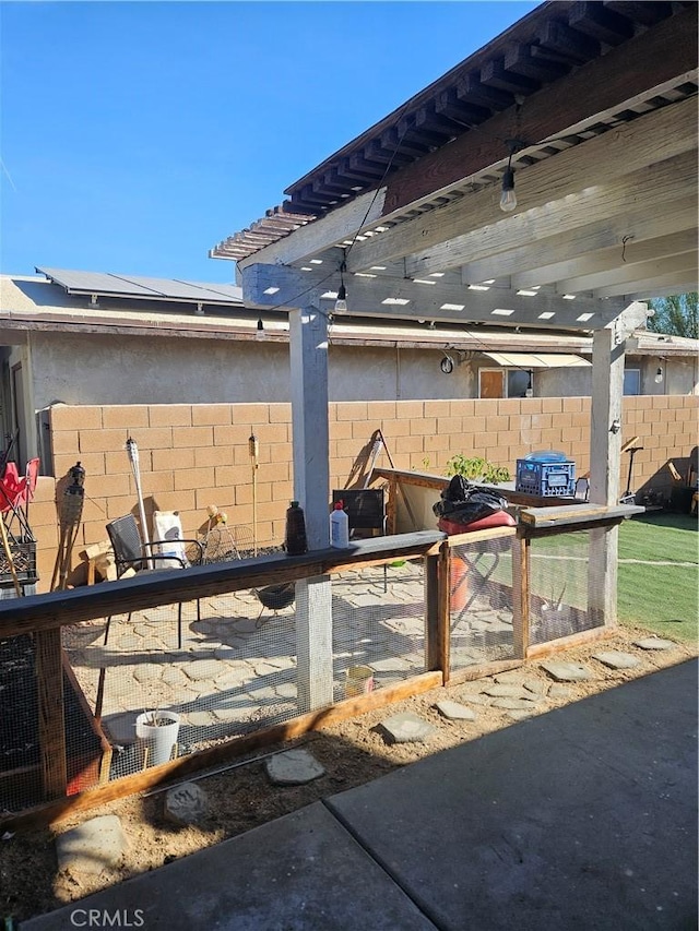 view of patio / terrace