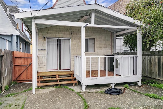 view of rear view of house