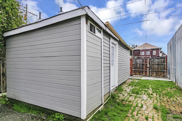 view of outbuilding