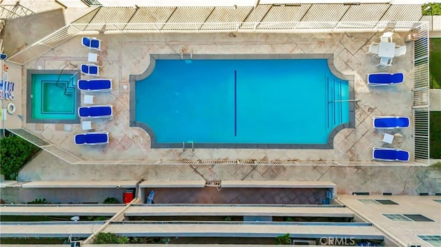 view of pool