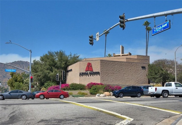 view of vehicle parking