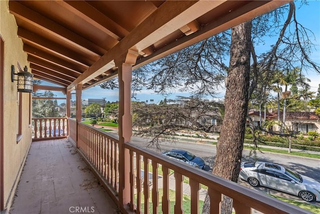 4485 Myrtle Ave, Long Beach, CA 90807 - balcony featuring a residential view and a porch