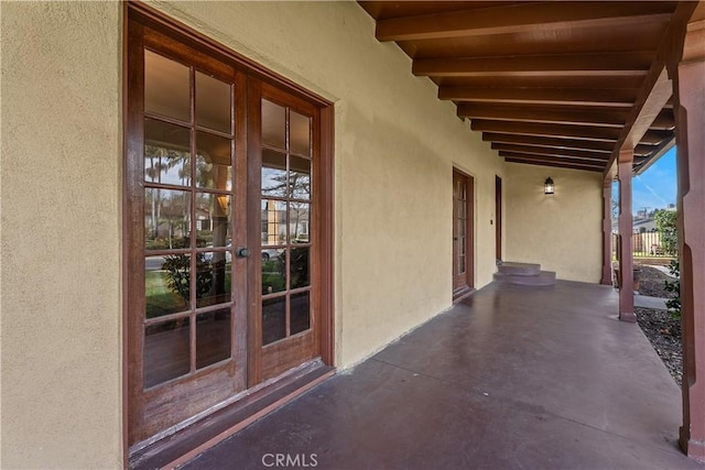 4485 Myrtle Ave, Long Beach, CA 90807 - view of patio featuring french doors