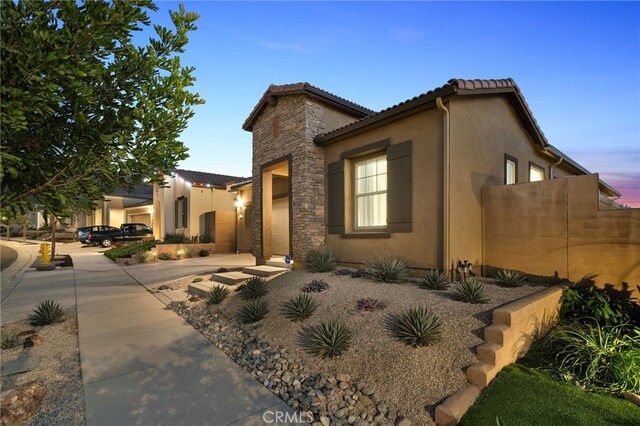 view of mediterranean / spanish-style home