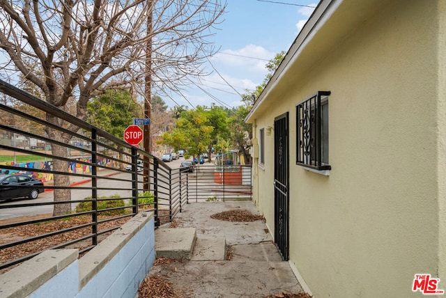 view of side of home