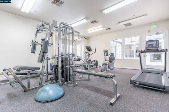 view of exercise room