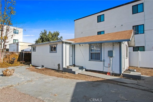 view of rear view of house