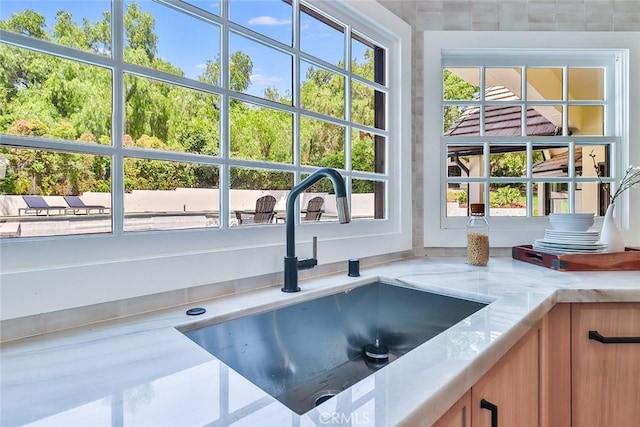 interior details with sink