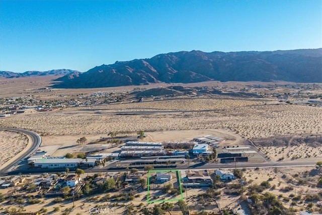 property view of mountains with a desert view