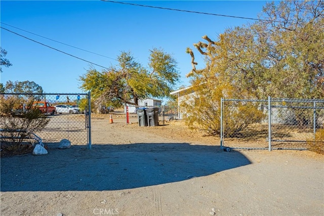 view of play area