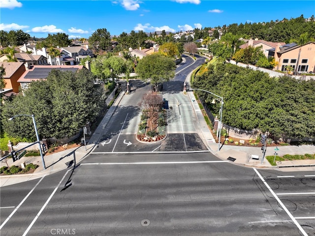 birds eye view of property featuring a residential view