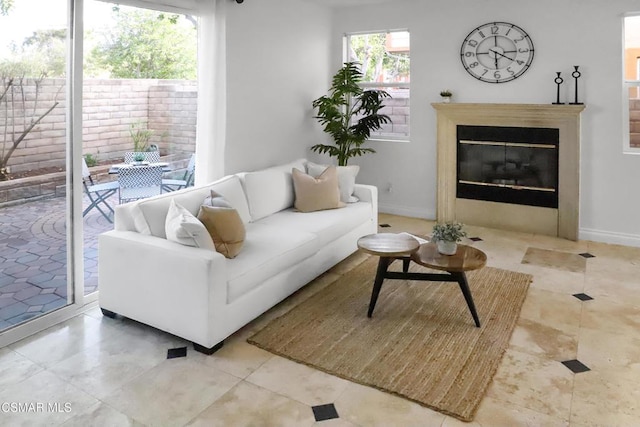 view of living room