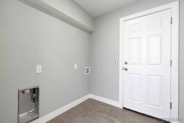 laundry area with washer hookup