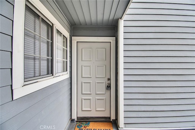 view of property entrance