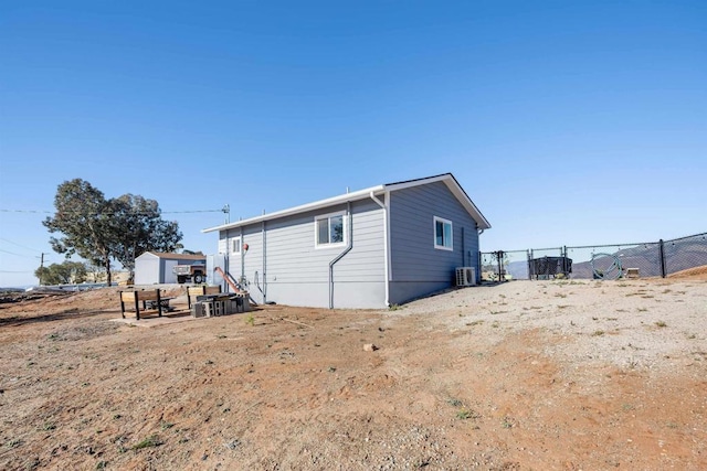 view of back of property