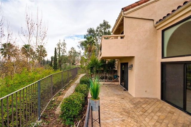 view of patio / terrace featuring a fenced backyard