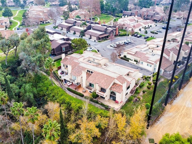 bird's eye view featuring a residential view