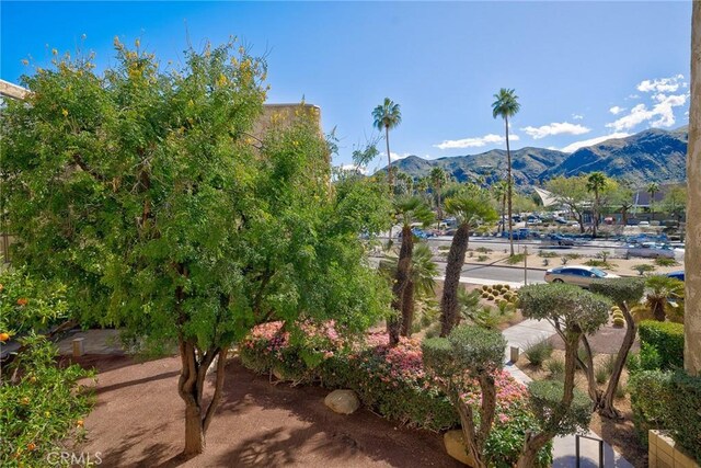 view of home's community with a mountain view