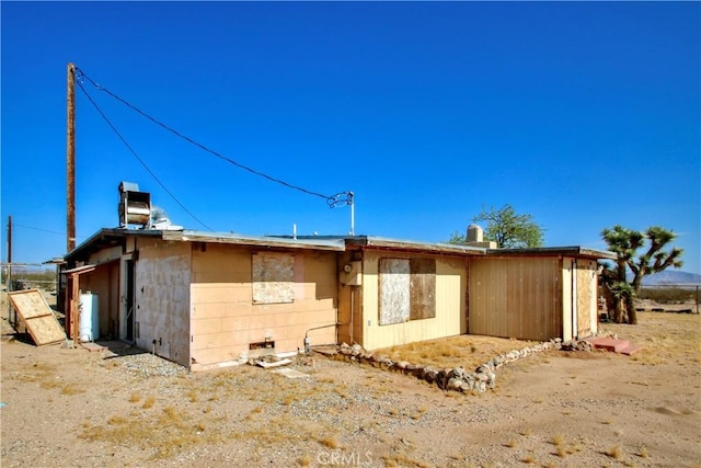 view of rear view of property