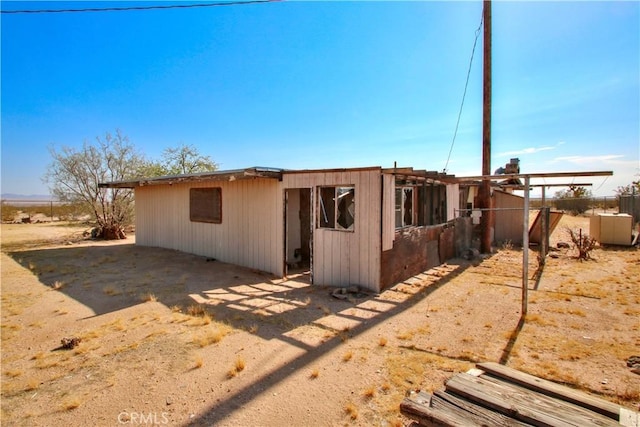 view of rear view of house