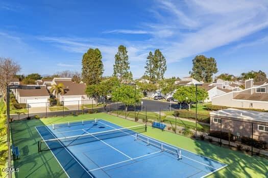 view of tennis court