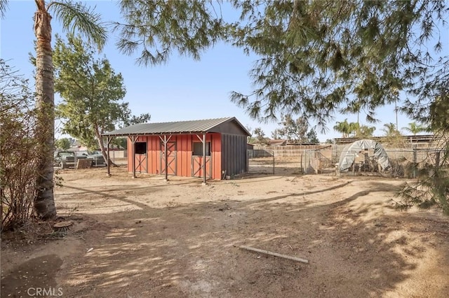 view of outbuilding