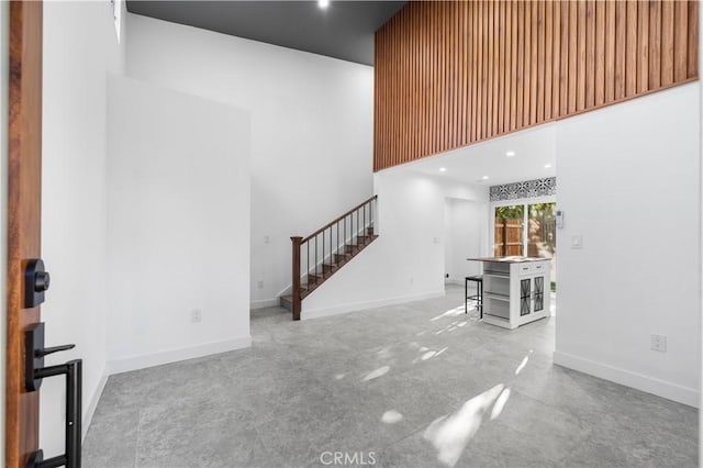 view of unfurnished living room