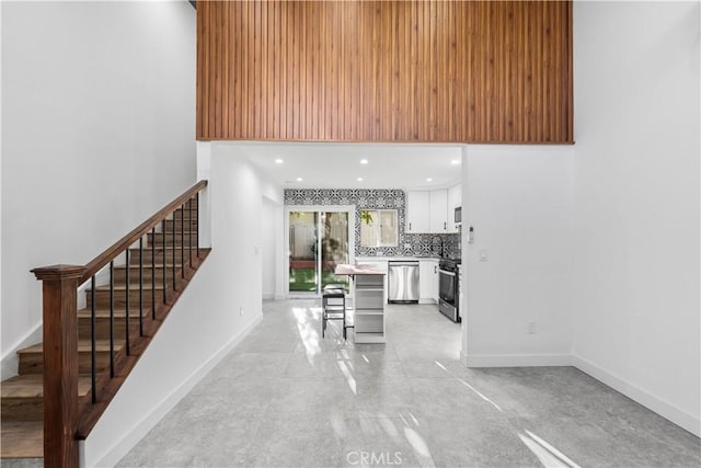 view of unfurnished living room