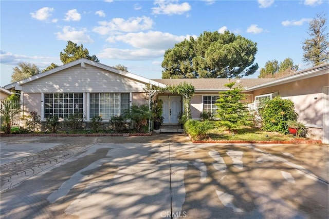 view of ranch-style house