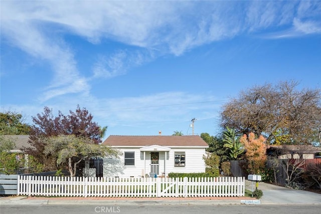 view of front of home