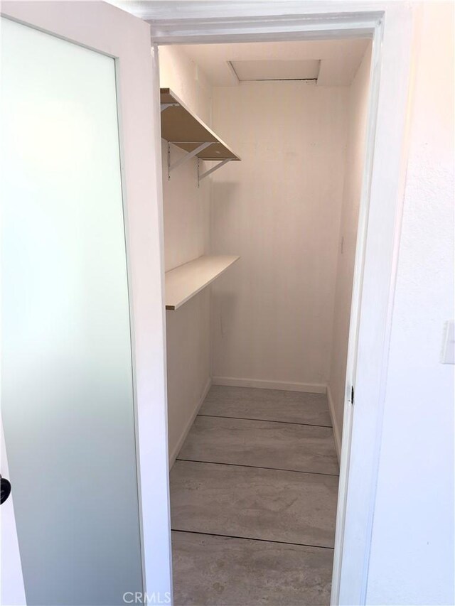 view of closet