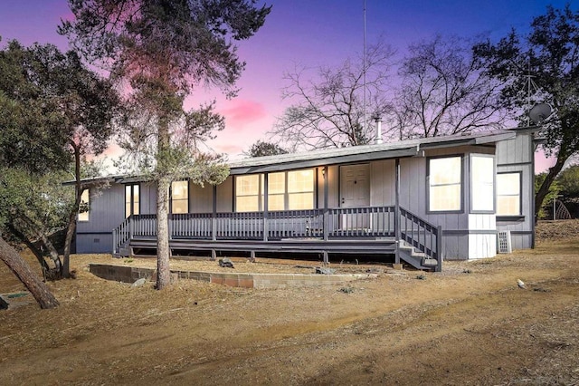 view of manufactured / mobile home