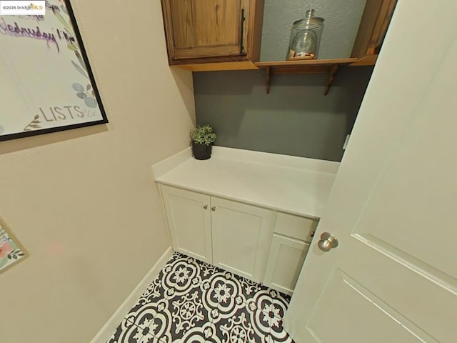 bathroom featuring tile patterned floors