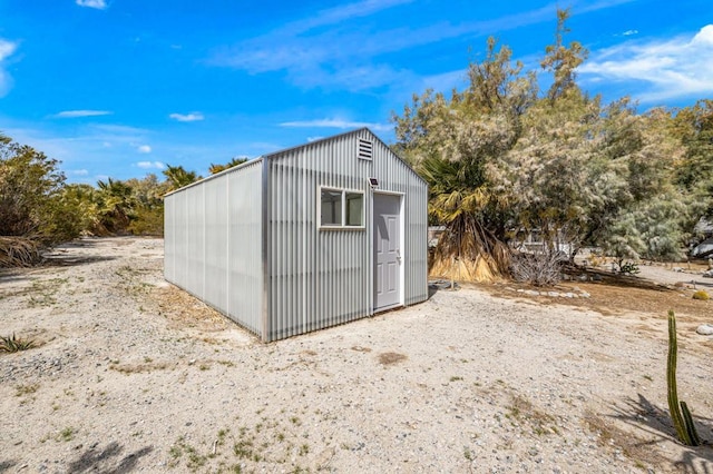 view of outbuilding