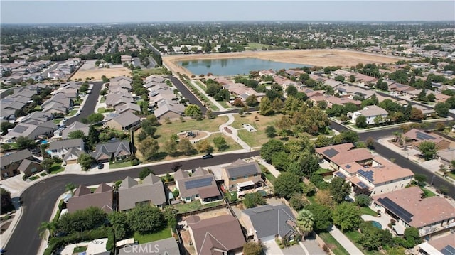 1714 Graybark Ave, Clovis, CA 93619 - aerial view with a water view and a residential view
