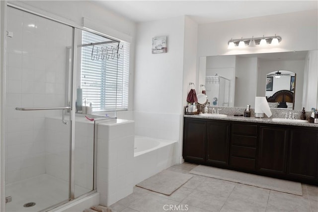 1714 Graybark Ave, Clovis, CA 93619 - ensuite bathroom with a shower stall, ensuite bath, and a sink