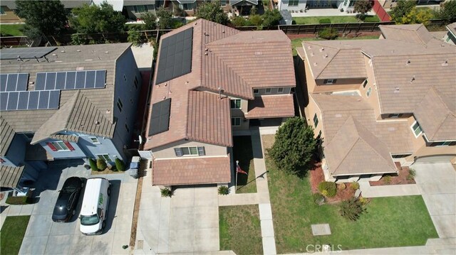 1714 Graybark Ave, Clovis, CA 93619 - drone / aerial view with a residential view