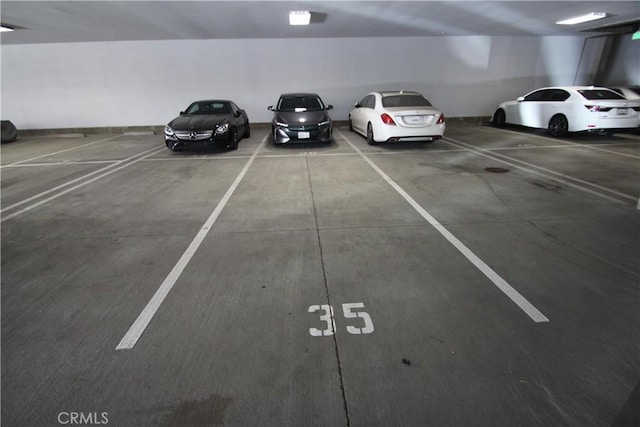 view of car parking