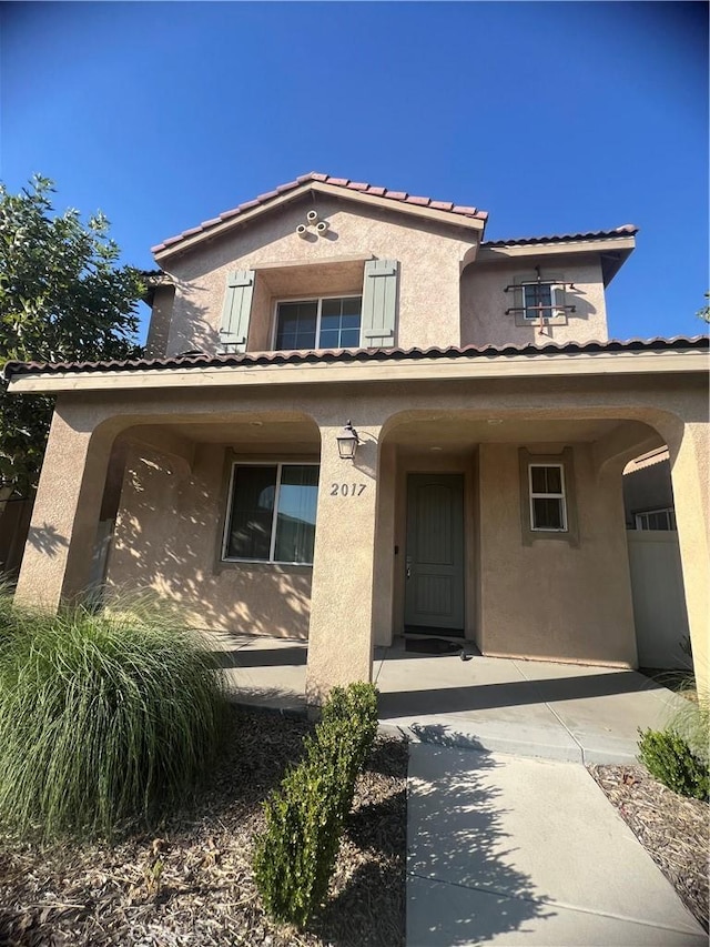 view of front of property