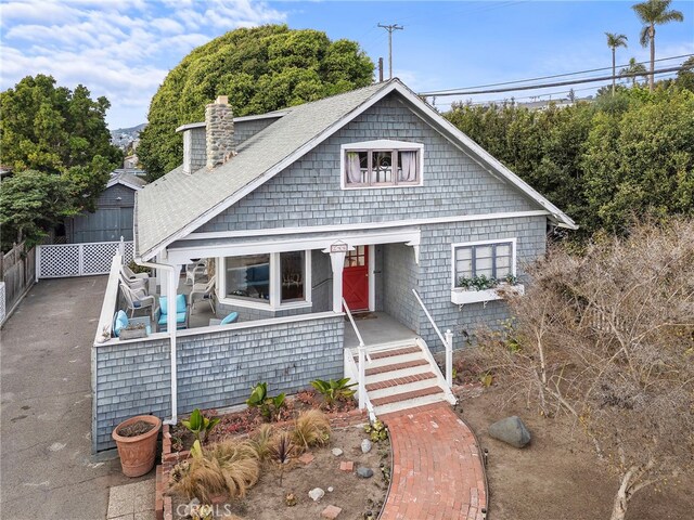 view of bungalow