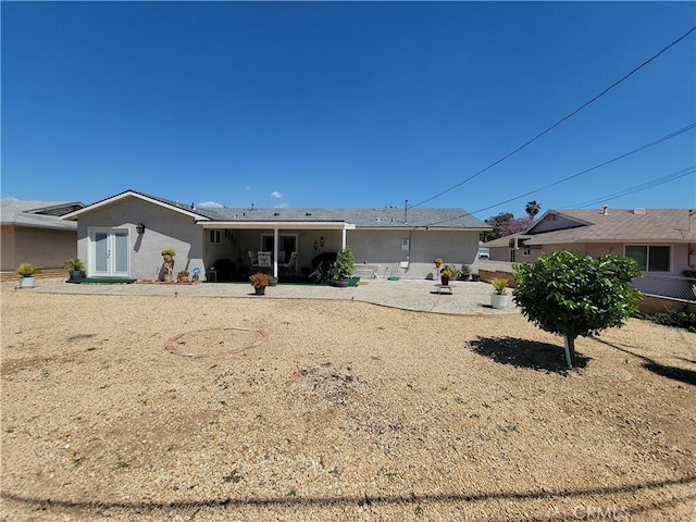 view of rear view of property