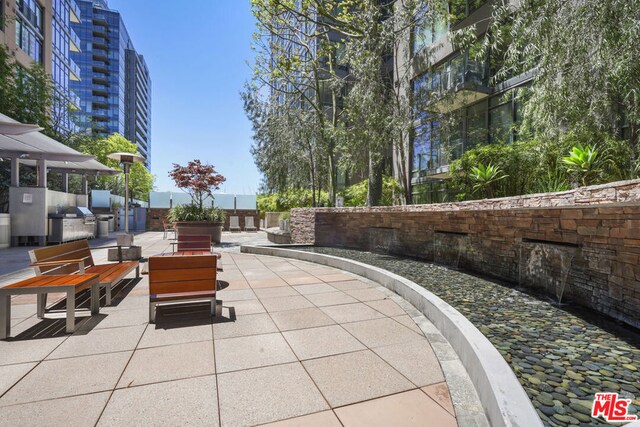 view of patio / terrace with area for grilling