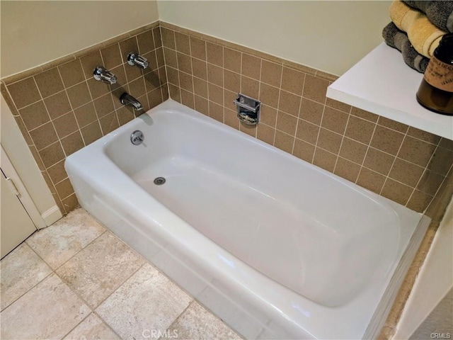 bathroom with a bathing tub