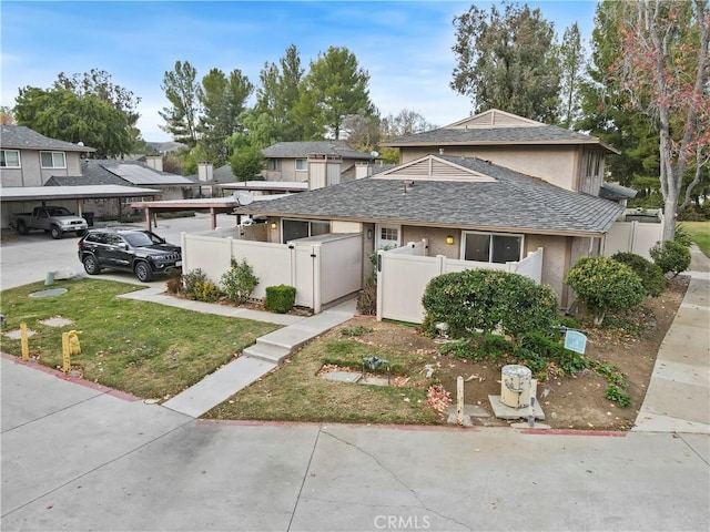 view of front of home