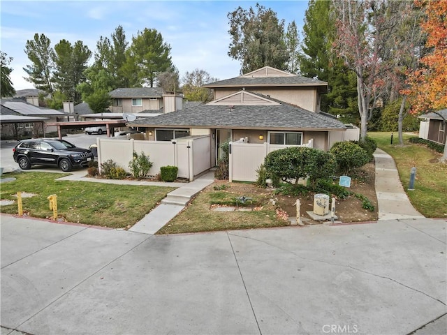 view of front of home