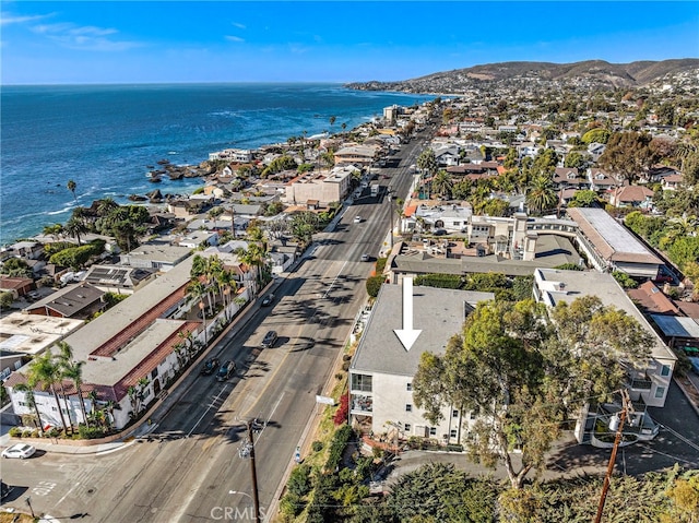 240 Moss St Unit 4, Laguna Beach, CA 92651 - aerial view of property's location featuring a water and mountain view and nearby suburban area