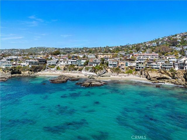 240 Moss St Unit 4, Laguna Beach, CA 92651 - water view with nearby beach and nearby suburban area