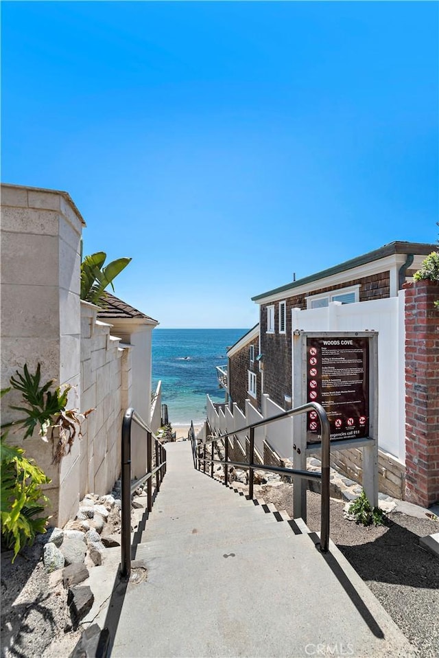 240 Moss St Unit 4, Laguna Beach, CA 92651 - water view featuring local beach