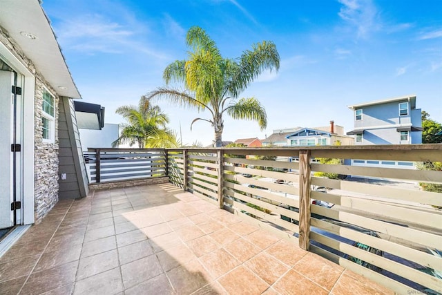 view of patio / terrace featuring a balcony